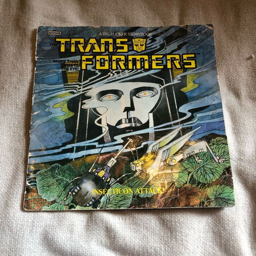 Vintage Transformers picture book